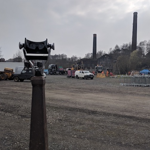Telescopr in situ at the Hafod-Morfa copperworks